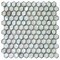 Apollo Tile Silver 10.8 in x 11.5 in Glass Glossy, Matte Floor and Wall Mosaic Tile 8.63 sqft/case, 10PK APLAHX8801A - alternate 1