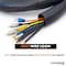 Kable Kontrol UV Rated Split Loom Tubing - 1/2in ID - 10ft Length - Black WLUV-050-10 - alternate 8