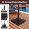 Pure Garden 44lbs Square Umbrella Stand Outdoor Base, Black 50-LG1358 - alternate 17