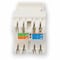 Add-On CAT5E UTP PUNCH DOWN KEYSTONE JACK DUAL IDC WITH CLEAR DUST CAP 180 DEGREE ADD-C5EUJK1D28CC-WE - alternate 7