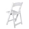 Chivari White Resin Folding Chair, Supports 500 lbs CFRW2-CX-T - alternate 8