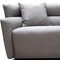 Homeroots 100" Gray Nubuck Leather Sofa 719424 - alternate 7