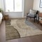 Homeroots 8' X 10' Brown Taupe And Beige Abstract Washable Indoor Outdoor Area Rug 582005 - alternate 7