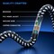 Maximm 15ft Braided Cat6 Ethernet Cable, 12PK, Black, 12PK CAT6BRD-12PK-BK-15FT - alternate 8
