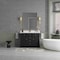 James Martin Vanities Brookfield 48 in Single Vanity, Black Onyx w/Single Hole 3 CM White Zeus Silestone Top & Backsplash 547-V48-BKO-1WZ - alternate 5