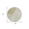 Homeroots 8' Beige Khaki And Taupe Round Abstract Washable Indoor Outdoor Area Rug 582880 - alternate 6