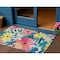 Homeroots 3' X 5' Blush And Pink Floral Washable Indoor Outdoor Area Rug 610973 - alternate 1