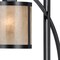 Homeroots 26" Black Metal Lantern Table Lamp With White Drum Shade 524689 - alternate 5