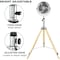 Simple Deluxe Tripod Pedestal Fan, 3 Speed Adjustment, Multiple Wide Angle Standing Fan, Suitable for Bedroom, Li HIFANSTANDRETRO10C - alternate 6