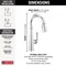 Delta Emmeline Single Handle Pull-Down Bar/Prep Faucet 9982-PR-DST - alternate 6