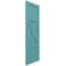 Ekena Millwork True Fit PVC Center X-Board Farmhouse Fixed Mount Shutters, Pure Turquoise , 12W x 42H, PR TFP107FH12X042PT - alternate 13