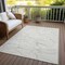 Homeroots 3' X 5' Ivory And Gray Abstract Washable Indoor Outdoor Area Rug 601068 - alternate 9