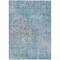 Homeroots 5' X 8' Blue Abstract Washable Indoor Outdoor Area Rug 607861 - alternate 7