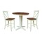 Whitewood Industries Rectangular Extension Dining Table W/ 2 Counter Height Stools, 36 in W, 36.1 in L, 48 in H, 3 K79-36RXT-23-S6132-2 - alternate 1