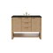 James Martin Vanities Solene 48" Single Vanity, Seaside Oak, w/ 3 CM Phantome Eclos Top D225-V48-SSO-3PHT - alternate 1