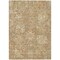 Homeroots 9' X 12' Khaki And Brown Damask Washable Indoor Outdoor Area Rug 603741 - alternate 9