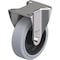 Zoro Select Rgd Plate Caster, Rubber, 5 in., 330 lb. BX-POEV 125XR-SG - alternate 1