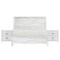 Homeroots Three Piece White Solid Wood Bedroom Set 523980 - alternate 1