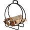Home Impressions Wrought Iron 20'' W x 20'' H Baked-On Black Polyurethane Fireplace Log Holder LG-1008 - alternate 1