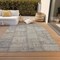 Homeroots 9' X 12' Beige Taupe And Brown Patchwork Washable Indoor Outdoor Area Rug 581573 - alternate 9