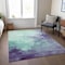 Homeroots 8' X 10' Blue And Purple Abstract Washable Indoor Outdoor Area Rug 604836 - alternate 9
