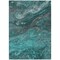 Homeroots 5' X 8' Teal Blue Aqua And Gray Abstract Washable Indoor Outdoor Area Rug 577842 - alternate 8