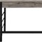 Homeroots 42" Brown and Black Writing Desk With Two Drawers 491425 - alternate 5