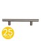 Sapphire 3-3/4 in. Center-to-Center Hollow Stainless Steel Cabinet Hardware pull Set of 20 SP-HW3-3/4-SS-M-20 - alternate 1