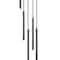 Z-Lite Forest 5 Light Chandelier, Matte Black, 12 In W x 23.75 In H 919MP24-5R-MB-LED - alternate 5