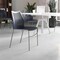 Flash Furniture HERCULES Navy Stack Chair with Air-Vent Back, Non-Sled Base and Gray Powder Coated Metal Frame RUT-NC498-NV-GG - alternate 10