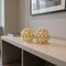 Homeroots Set of Two Gold Ivory And Pearl Faux Crystal And Metal Decorative Orbs, 2PK 659492 - alternate 3