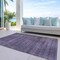 Homeroots 10' X 14' Plum Purple And Gray Striped Washable Indoor Outdoor Area Rug 588123 - alternate 9