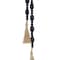 Homeroots 36" Dark Blue Wood Hand Painted Decorative Tassel 635366 - alternate 6