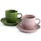 Mr. Coffee 12 Piece 3oz Stoneware Espresso Cup and Saucer Set in Assorted Colors 97099.12 - alternate 7