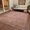 Homeroots 3' X 5' Blush And Pink Abstract Washable Indoor Outdoor Area Rug 616220 - alternate 9