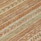 Homeroots 8' Terra Cotta And Rust Round Striped Washable Indoor Outdoor Area Rug 615388 - alternate 8
