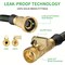 Wrightmaster 3/4 in. x 100 ft. Standard Garden Hose with Brass Fittings‌, Nozzleand‌Leak-Proof Technology‌ ZR-100FTG - alternate 4