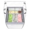 Koolmore 26 in. Gelato Dipping Cabinet Display Freezer with Sliding Glass Door and Sneeze Guard, 6 Cu. Ft. KM-GDC-26SD-FG - alternate 1