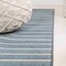 Jonathan Y Anders High-Low MidCentury Modern Arch Stripe Two-Tone Navy/Cream 5 ft. x 8 ft. Area Rug SCN107A-5 - alternate 8