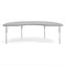 Flash Furniture Wren 96 in x 48 in Kidney Adjustable Height Activity Table, Thermal Laminate Top, Standard Legs, Gray XU-A4896-KIDNY-GRY-T-A-GG - alternate 10