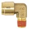 Mytee Products 5Pk DOT Brass Push to Connect Fitting Elbow 1/2in Tube ODx1/4in NPT Air Line Male MP-ABF-ELBOW1214 - alternate 5