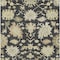 Homeroots 9' X 12' Black And Ivory Floral Washable Indoor Outdoor Area Rug 605191 - alternate 8
