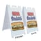 Signmission Steak Sandwich, A-Frame & 2 Decals Installed, Heavy-Duty Plastic Frame SBHD-D-2436-Steak Sandwich - alternate 5