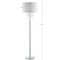 Jonathan Y Abigail 61" Crystal / Metal LED Floor Lamp, Clear/Chrome JYL2034A - alternate 11