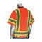 Pip ANSI Type R Class 3 Two-Tone Eleven Pocket Mesh Surveyors Vest 303-0500M-OR/L - alternate 2