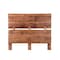 Homeroots Chestnut Live Edge Solid Wood Queen Bed Frame 521071 - alternate 8