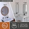 Vaxcel Akron 2 Light Matte Black with Gold Brass Accents Industrial Bathroom Vanity Wall Fixture W0435 - alternate 9