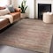 Homeroots 8' X 10' Brown And Copper Abstract Washable Indoor Outdoor Area Rug 618283 - alternate 9