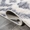 Jonathan Y Astrid Retro Trellis High-Low Cream/Gray 5 ft. x 8 ft. Area Rug SNT103B-5 - alternate 7