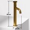 Vigo Ruxton Single Handle Single-Hole Bathroom Vessel Faucet in Matte Brushed Gold VG03033MG - alternate 6